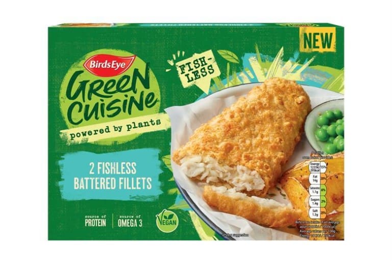 Birds Eye Launches Green Cuisine Battered Fishless Fillets in the UK