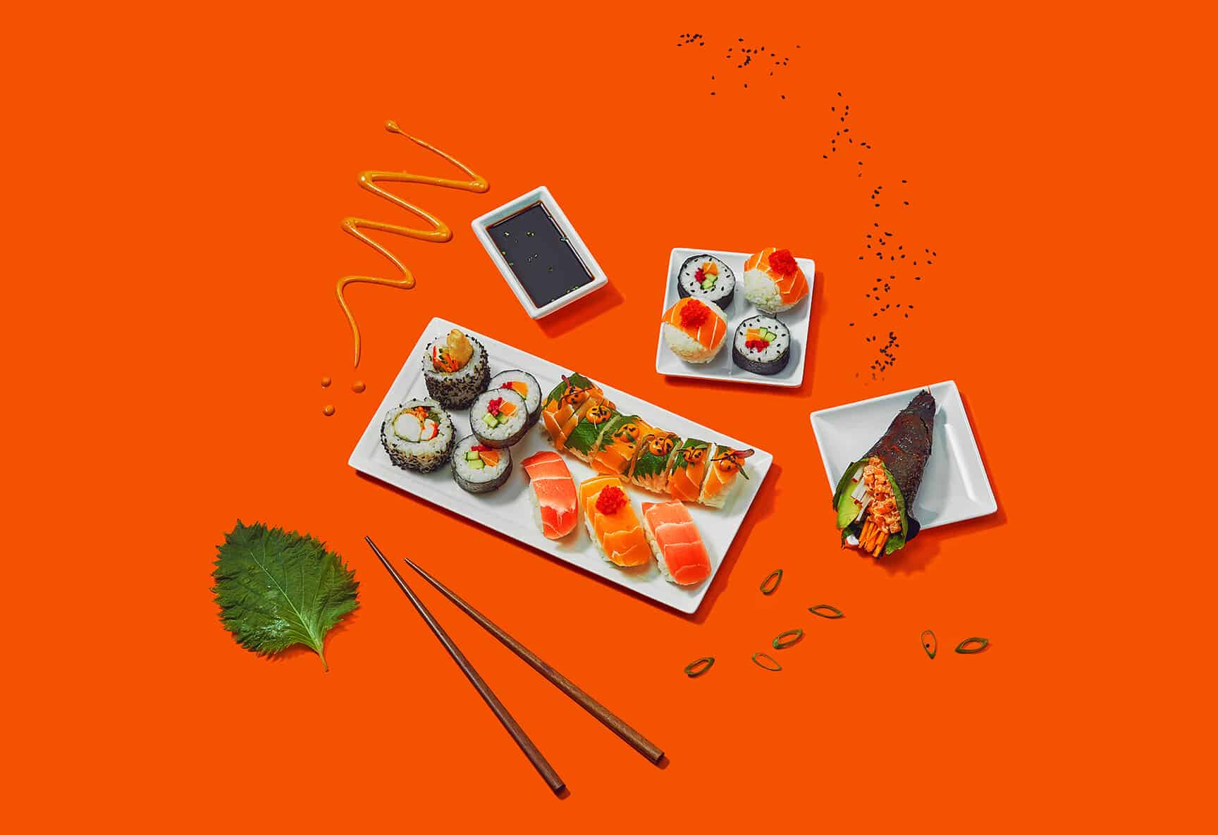 Boldly sushi range