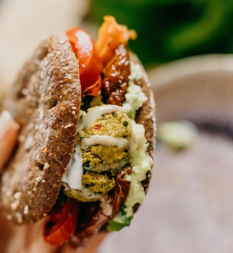 Vegan Falafel Sandwich