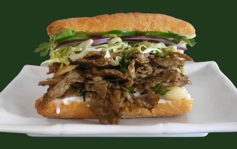 Vegan Pork Sandwich
