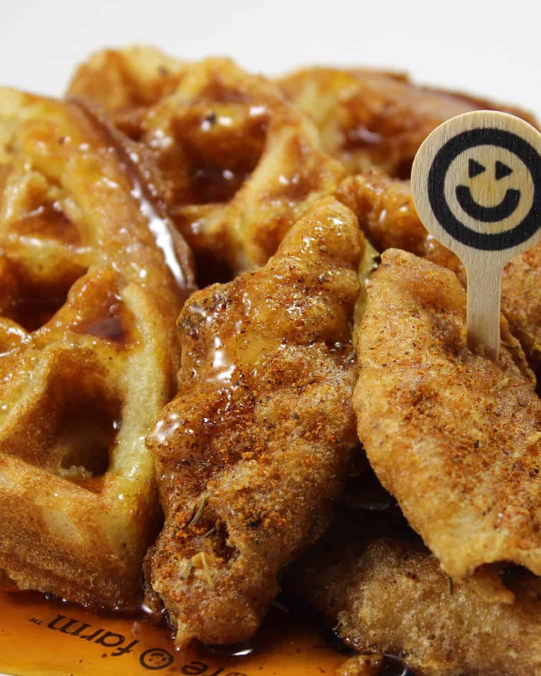 Vegan Chicken ' Waffles