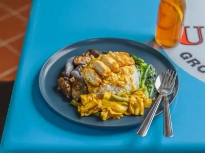 Eat Just cultivated chicken curry