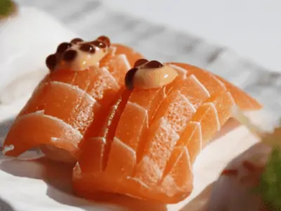 GTFO It's Vegan Salmon Sashimi/ Sushi