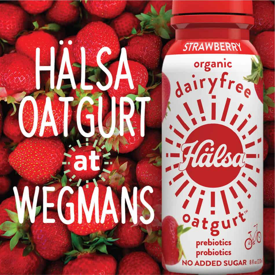 Wegmans Food Markets to Carry New Hälsa Clean Label Oatgurt Drinks (PRNewsfoto/Halsa)