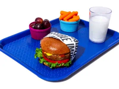 Impossible Burger School Lunch