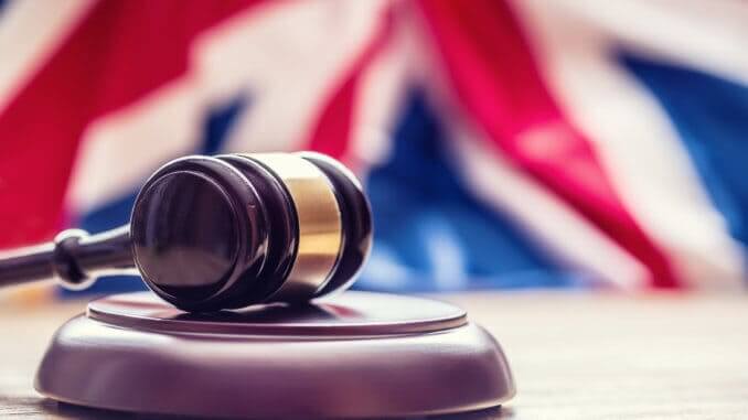 British law, gavel, flag British law, gavel, flag