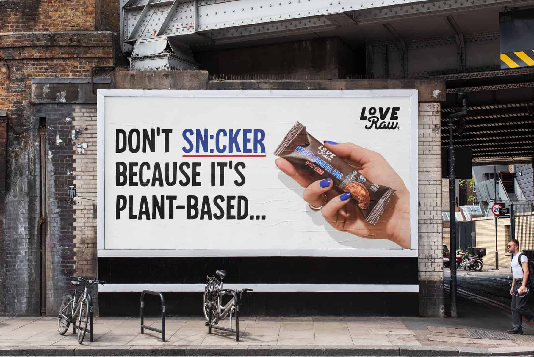 LoveRaw faux Snickers bar