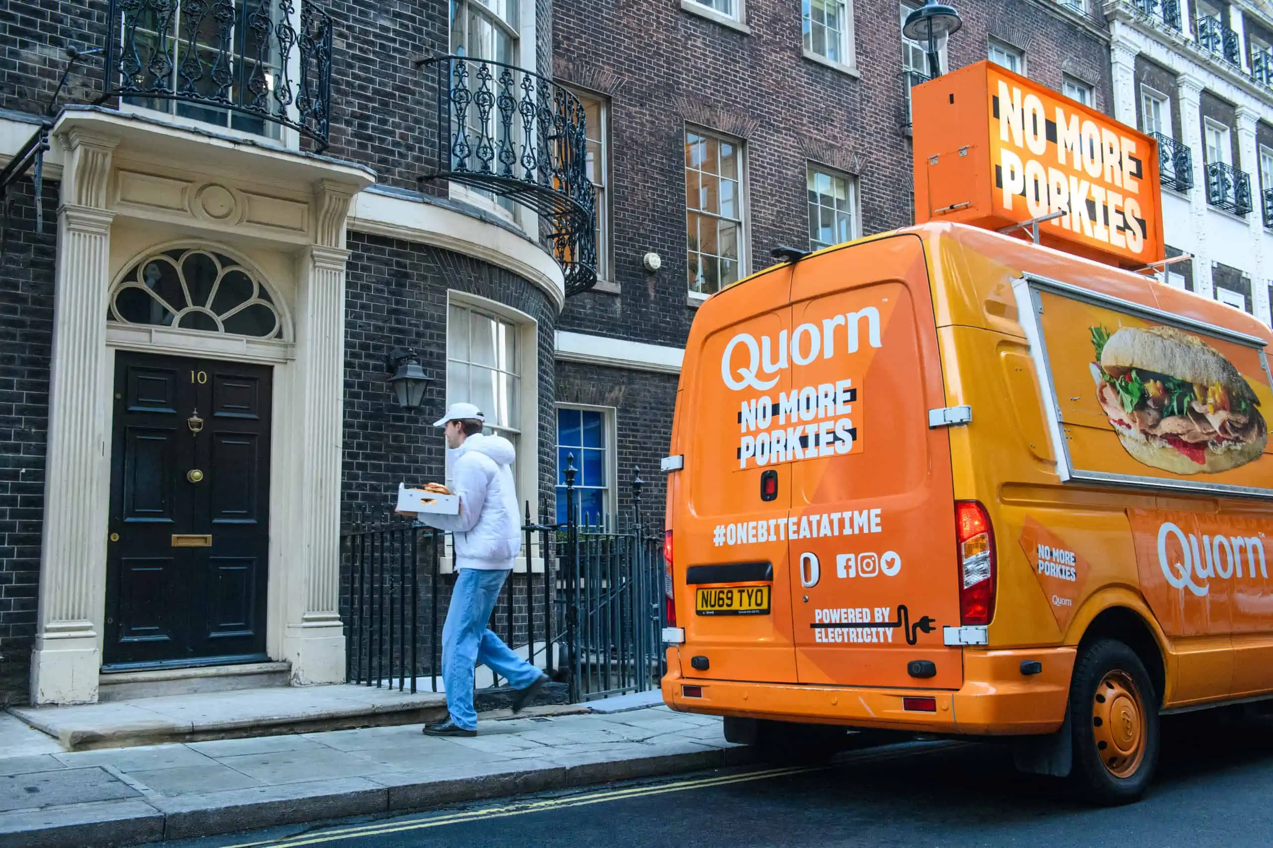 Quorn truck Downing Street