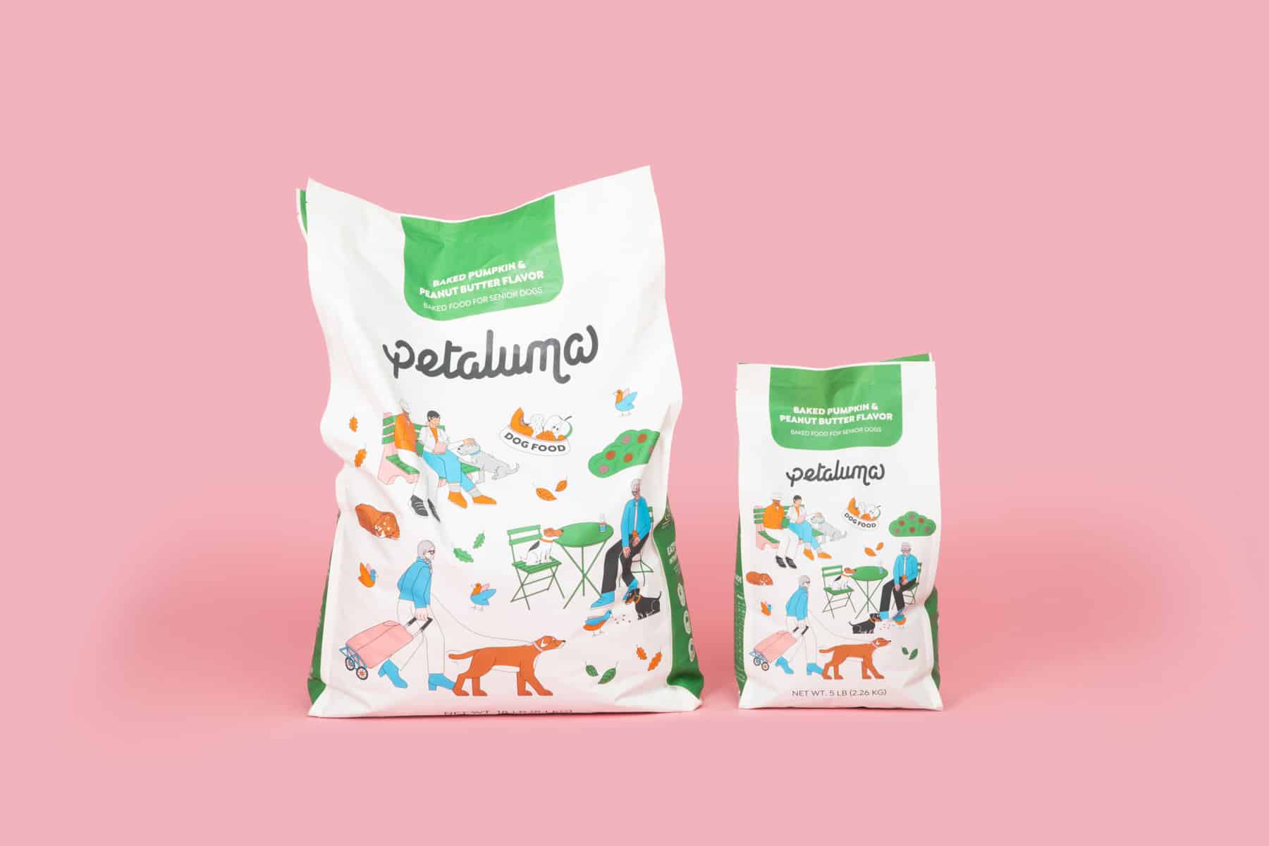 Plant-based senior dog food