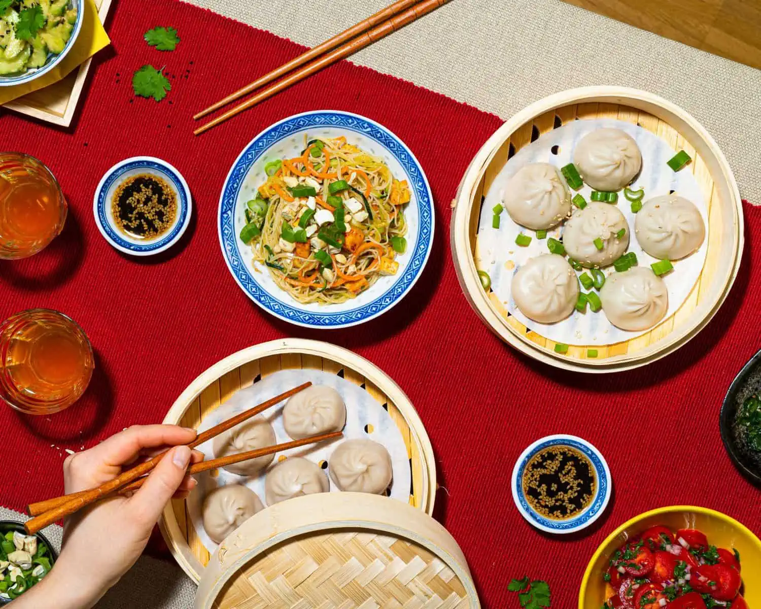 Plant-based momos