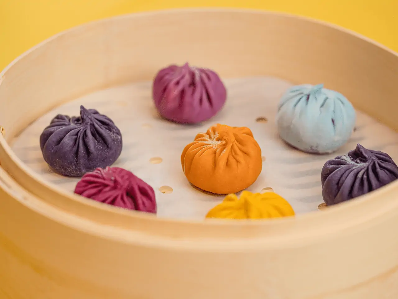 Rainbao Colorful Plant-Based Dumplings