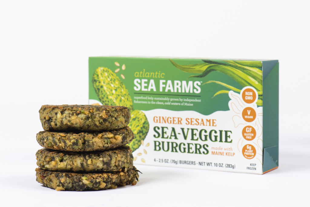 Atlantic Sea Farms Debuts New SeaVeggie Burgers Made from Sustainable Kelp