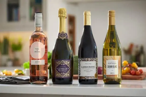 Wines at UK Supermarket SPAR
