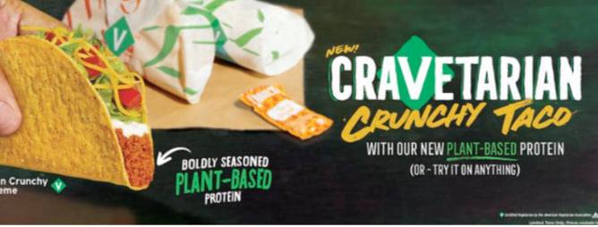 Taco Bell Cravetarian Taco