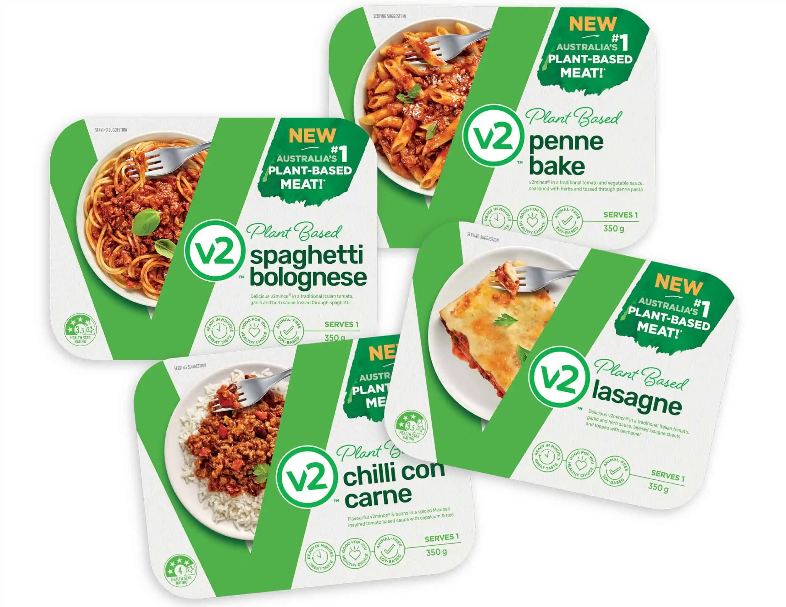 v2Foods ready meal range