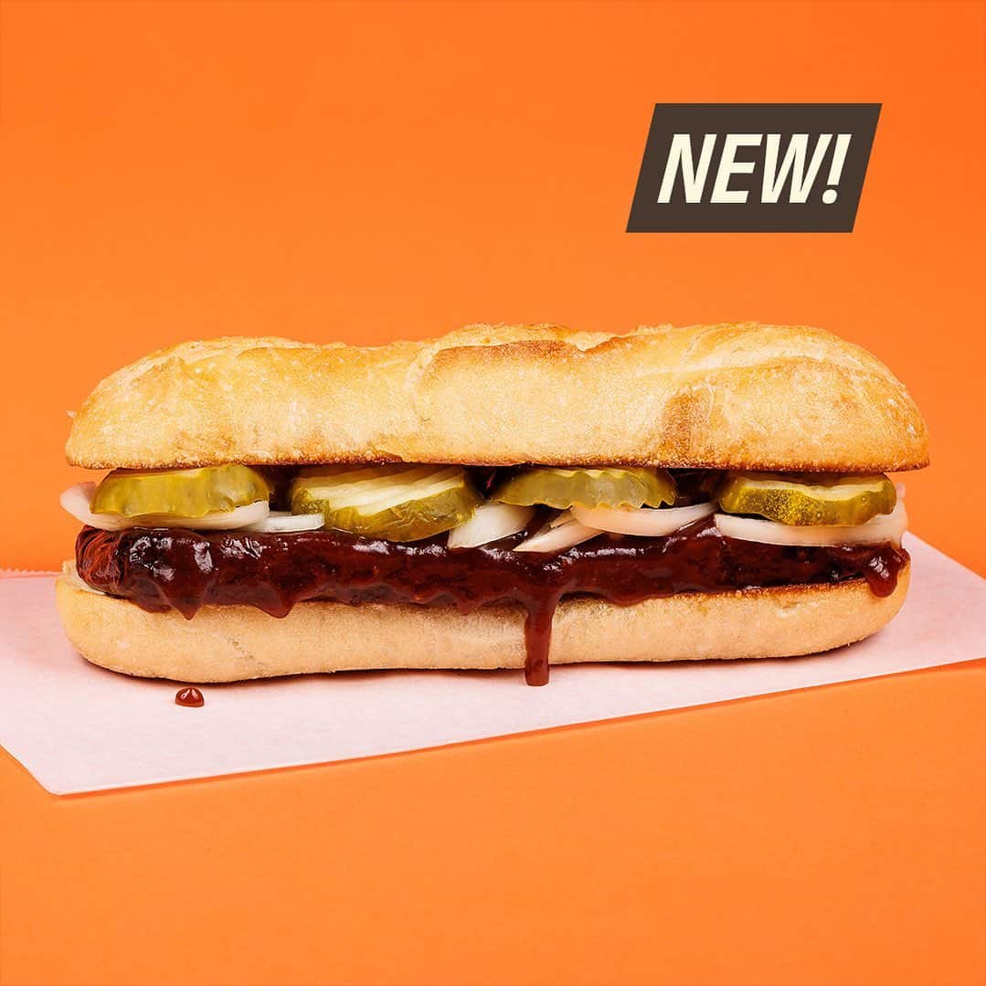 Vegan McRib Sandwich