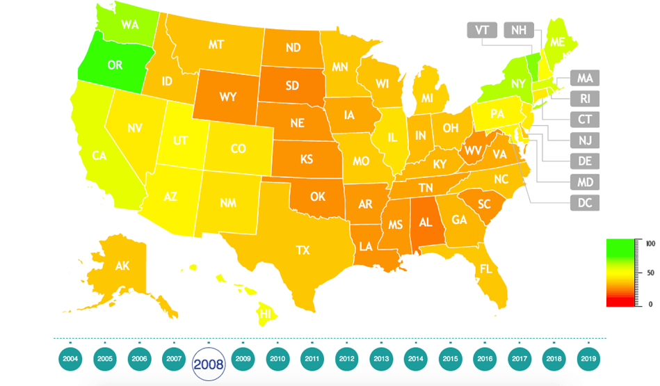 vegan search trends 2008