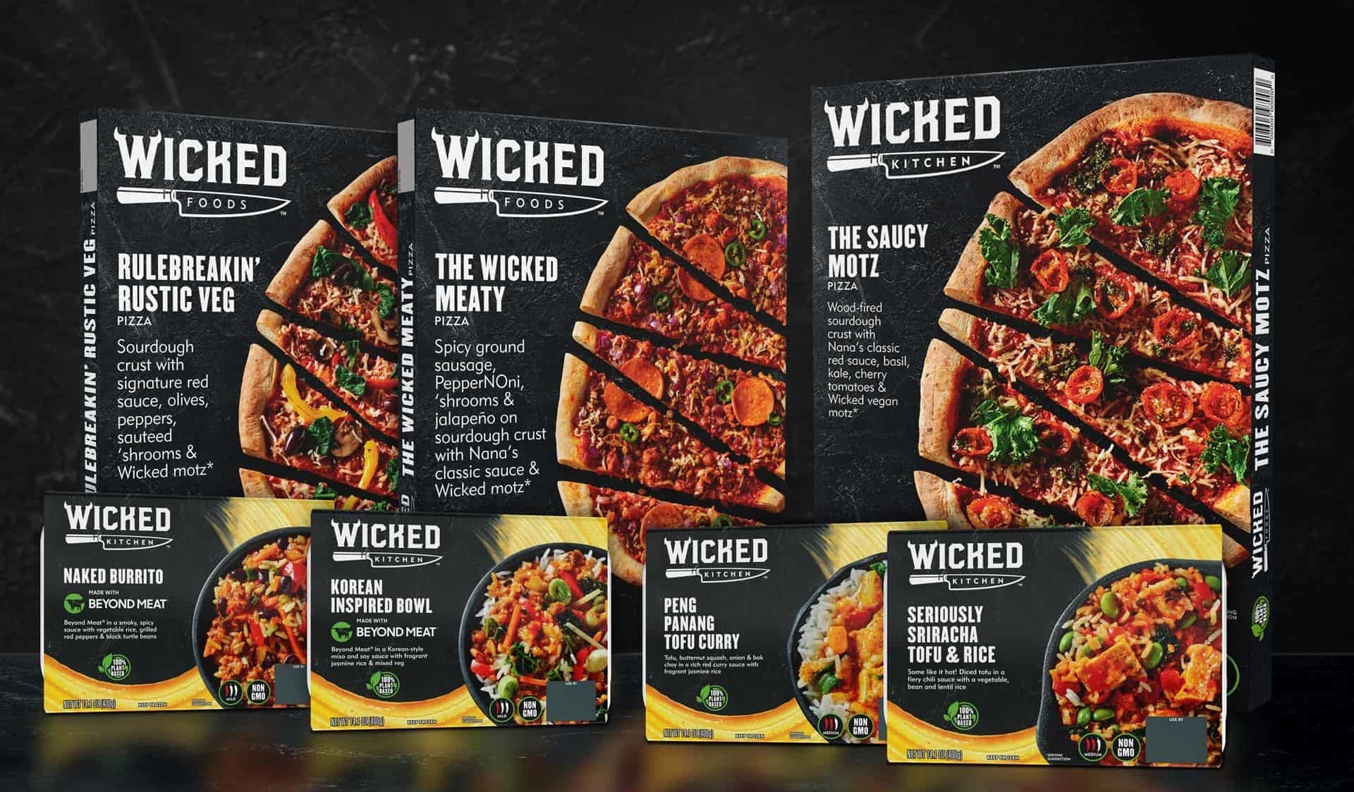 Wicked Kitchen Frozen Pizzas