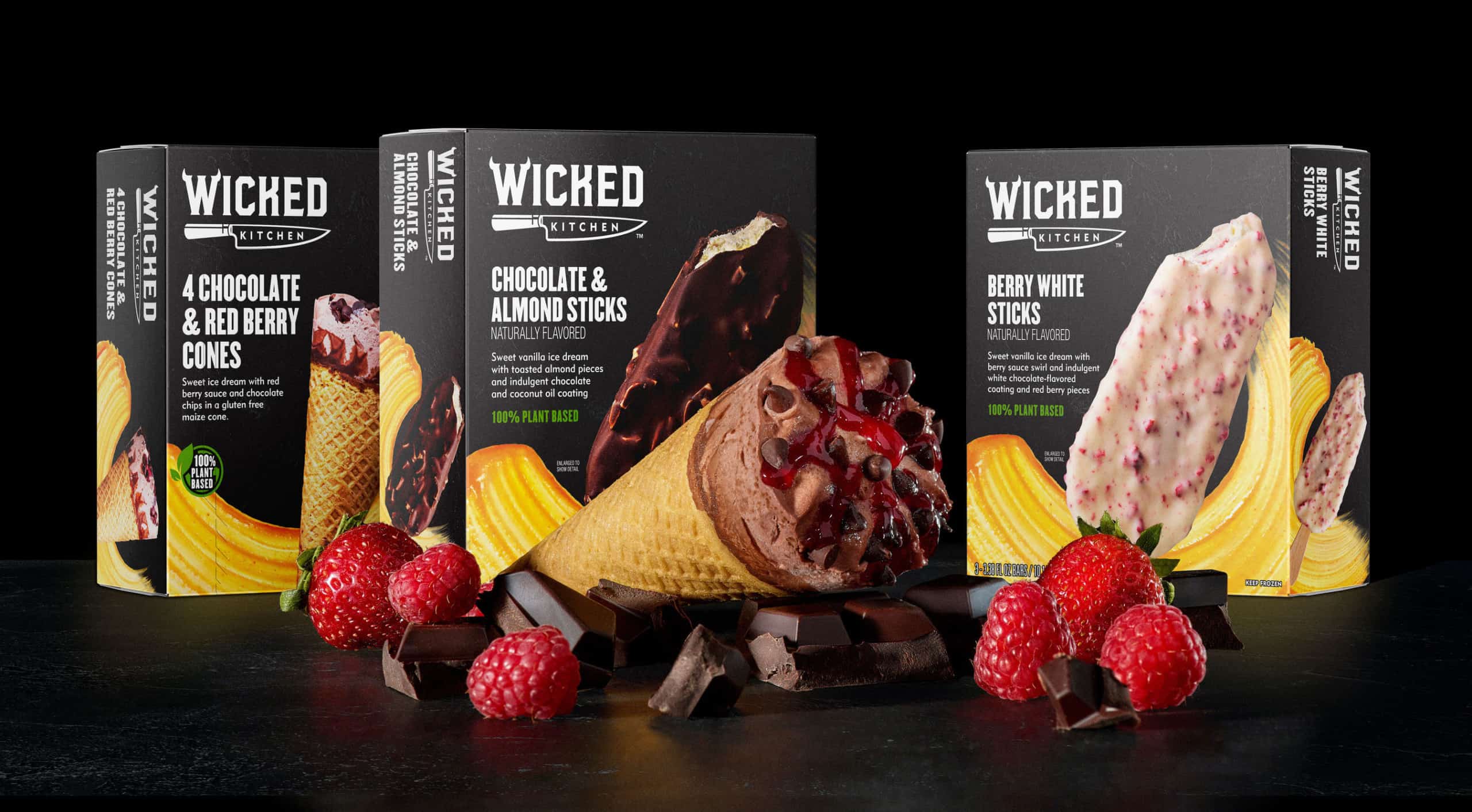 Wicked Kitchen Ice Cream Cones