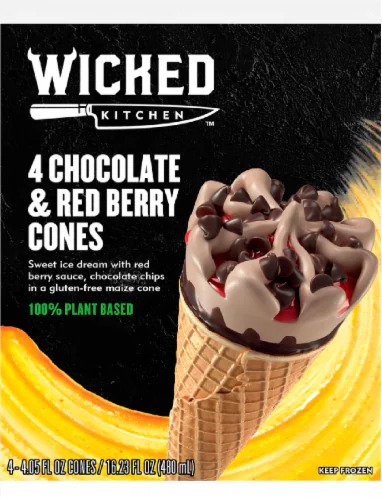 Wicked Kitchen Ice Cream Cone