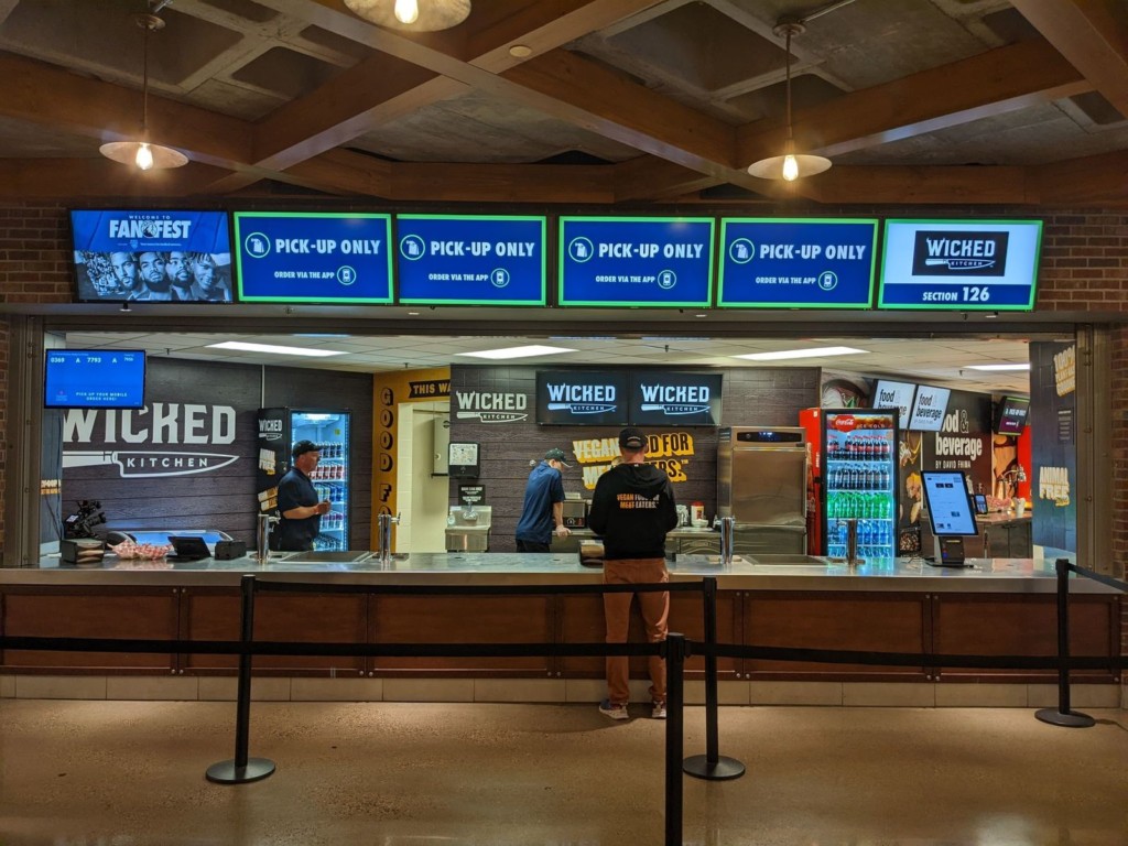 Wicked Kitchen plant-based concession stand