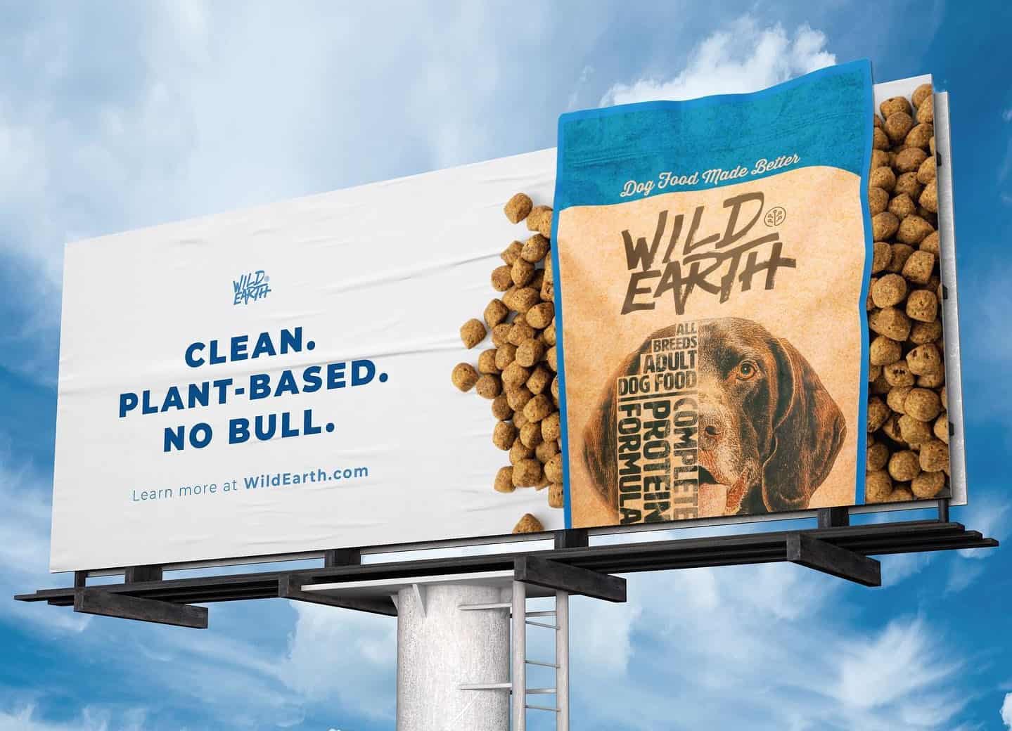 Wild Earth Dog Food Billboard