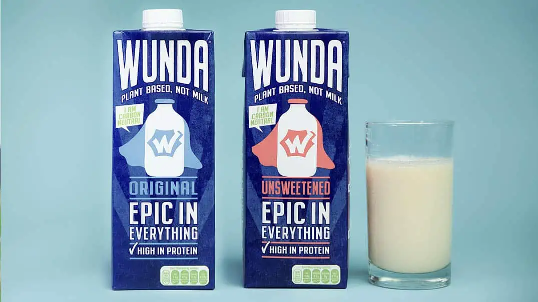 nestlé's Wunde pea-based milk