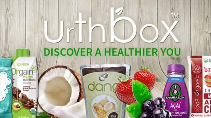 Vegane Lebensmittelbox von Urthbox Vegane Lebensmittelbox von Urthbox