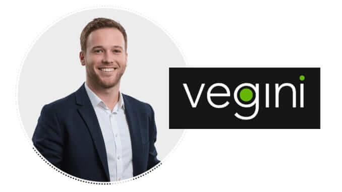 vegini: veganer Fleischersatz aus Erbsen Lukas Wischenbart – Verantwortlicher für Marketing & Sales bei vegini